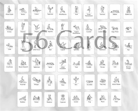 Printable Sex Cards With Sex Positions Sex Game Gift for - Etsy