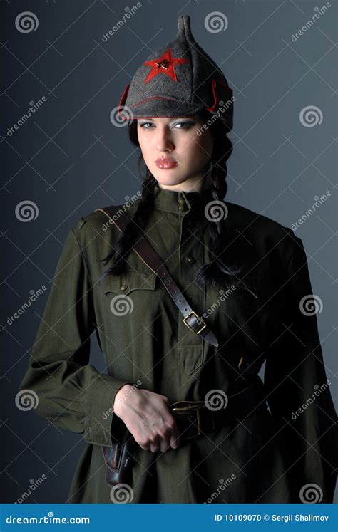 red army stock photo image  young symbol national