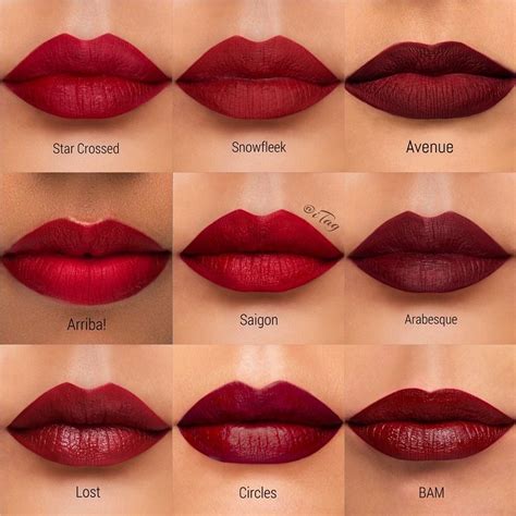 MUA Look 1 Dark Red Matte Lipstick | Dark red lipstick makeup, Lipstick ...