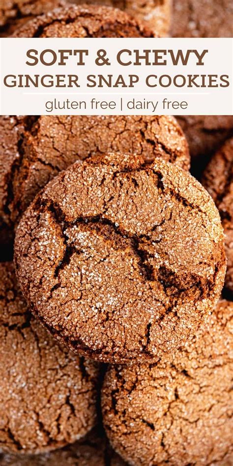 soft  chewy ginger snap cookies artofit