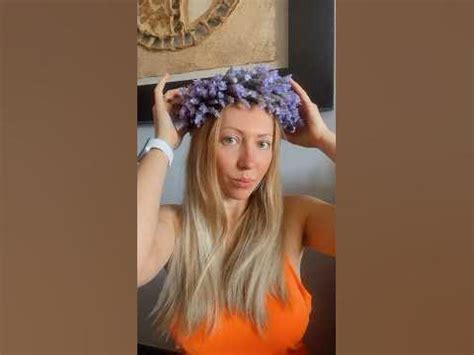 Віночок із Свіжої Лаванди #віночок #лаванда #украінка - YouTube