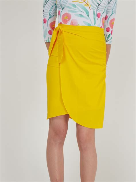 Wrap Skirt Yellow • Johanna A ג'ואנה