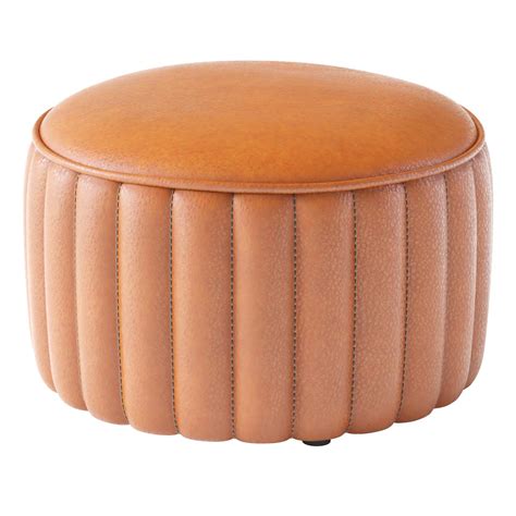modern faux leather ottoman solid color  model  corona