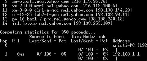 Tracert detecting problems with network and PathPing