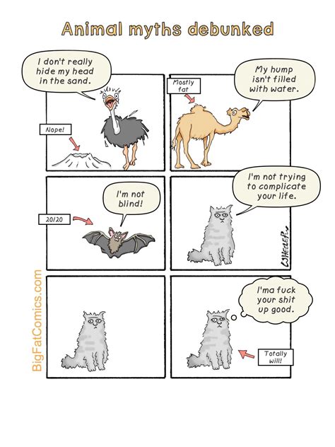 Animal myths debunked : r/comics