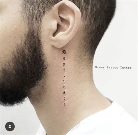 Side Neck Tattoos For Men Writing http://viraltattoo.net/side-neck ...