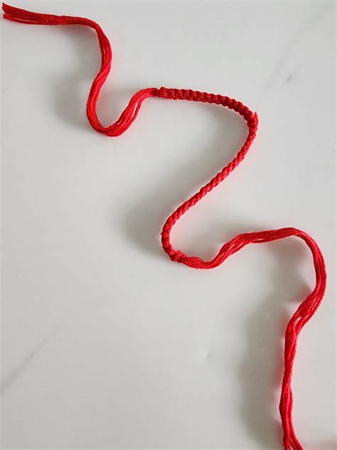 thick plain red lakshmi string  gurus hut