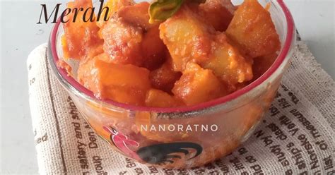 resep kentang bumbu merah oleh nanoratno cookpad