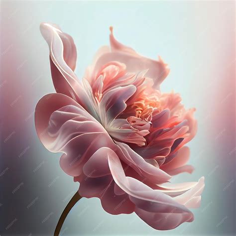 Premium Photo | A beautiful pastel pink flower