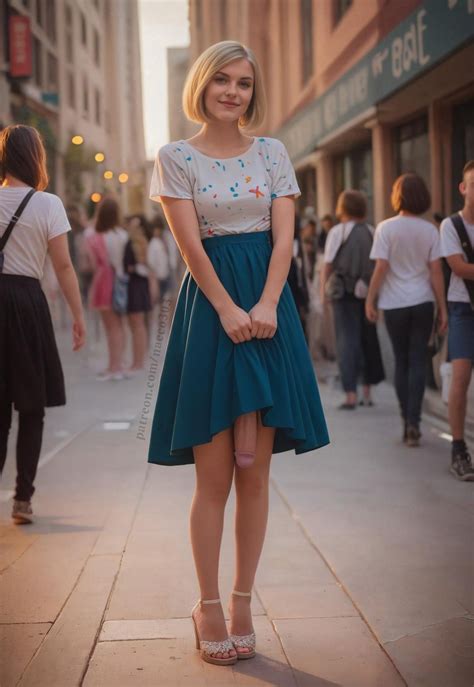 Flashing huge dick on public 💙 : r/Futanari_Ai