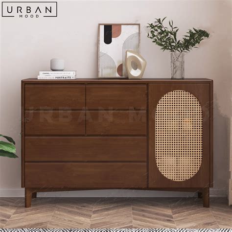 DAVA Japandi Solid Wood Sideboard – Urban Mood