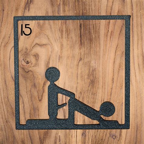 STL file Kamasutra - Silhouette / Gift ideas - DIY / Position - Set