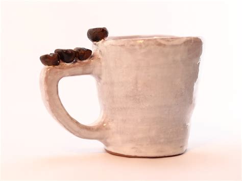 coffee bean cup with handle 1 – Em Chang Studio