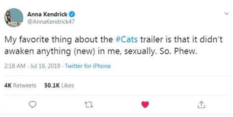 Cats trailer causes hilarity as Anna Kendrick fears 'sexual awakening ...