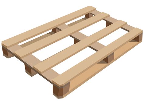 empty wooden pallet  shipping boxes vector pallet skid structural
