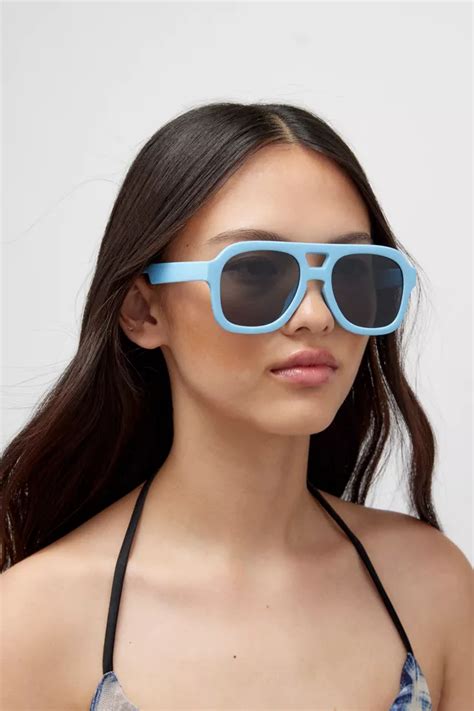 Elise Oversized Aviator Sunglasses | Urban Outfitters