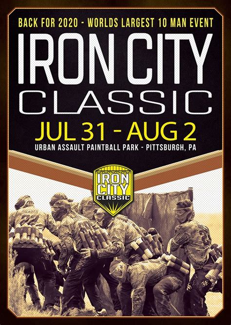 2020 Iron City Classic Dates - Paintball Media