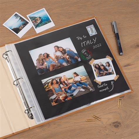 12x12 Leather Scrapbook Album Rustic Personalized Family - Etsy UK