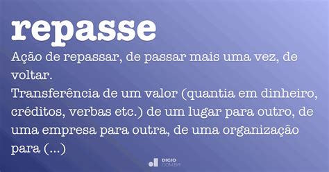 O Que Significa Repasse