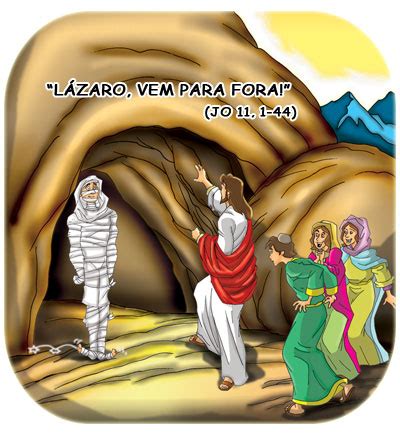 A História De Lázaro Na Bíblia - Ressurreição de Lázaro - Cantinho da Criança