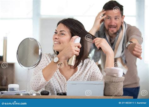 Man Running Out Patience Waiting for Girlfriend Stock Image - Image of bored, people: 211403411