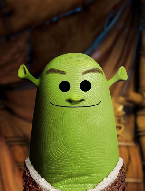 Pulgares célebres: Shrek. | Finger art, Finger painting, Hand art
