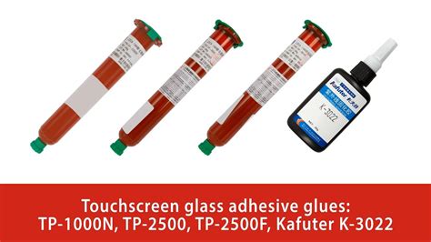 TP-1000N, TP-2500, TP-2500F and Kafuter K-3022 glues video review - YouTube