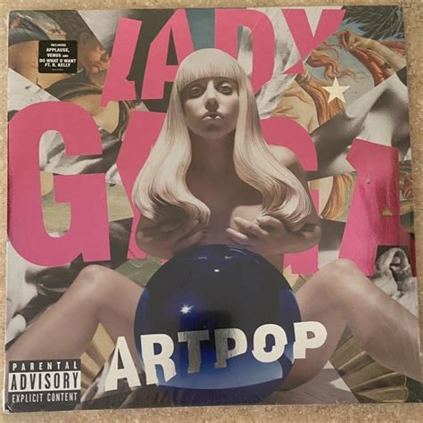 lady gaga artpop 🩷💙 original 2013 vinyl pressing... - Depop