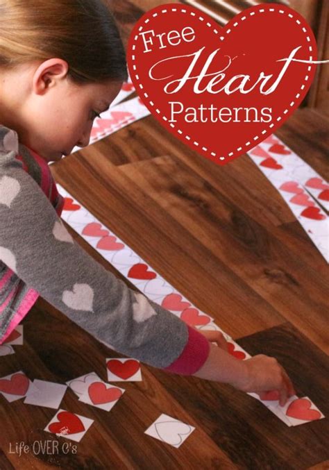 Free Printable Heart Patterns for Valentine's Day | Día de san valentin ...
