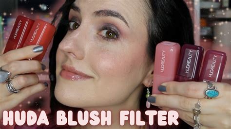 NEW Huda Beauty BLUSH FILTER Liquid Blush | Live Swatches + Review ...