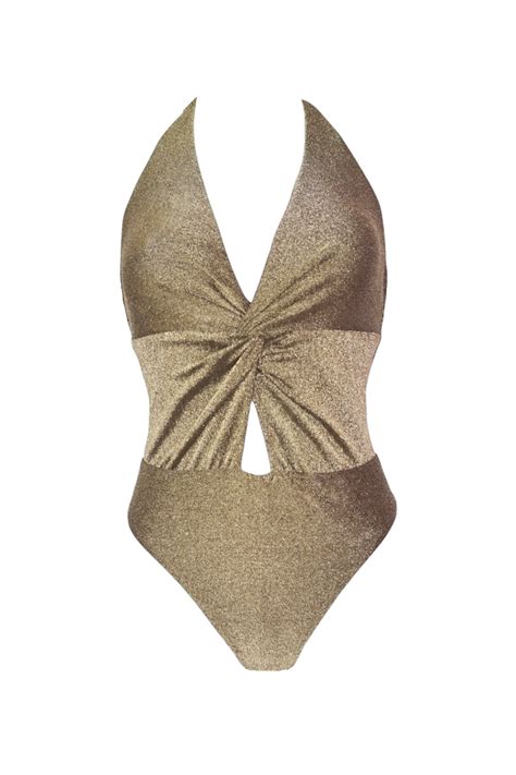 Luxury One-Piece Swimsuit Bronze Empress, Swimsuit, SWIMWEAR | Maya
