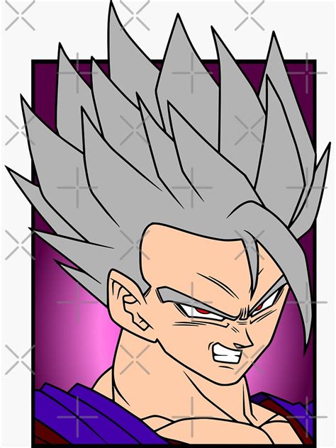 "Gohan new transformation final Gohan / Beast Gohan" Sticker for Sale ...