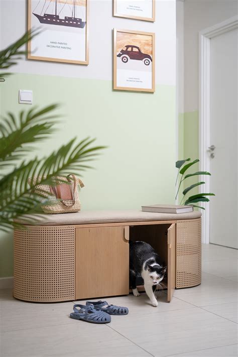 Poop Lounge - Cat litter box enclosure — T.H Design & Sourcing Studio