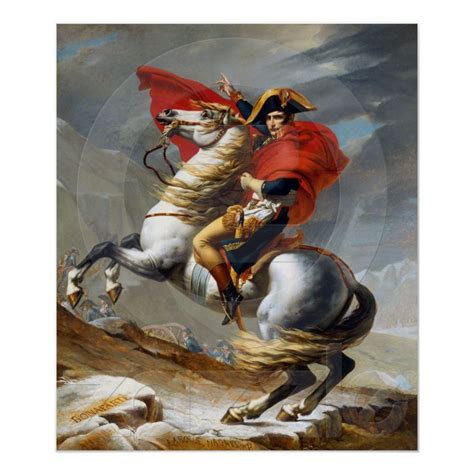 Napoleon Bonaparte Painting by Jacques-Louis David Poster | Zazzle.com ...