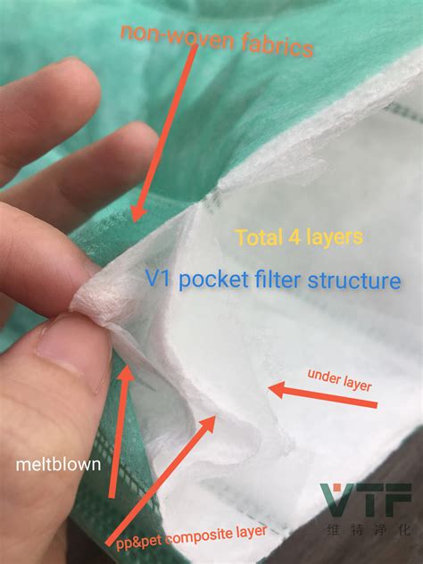 bag pocket filter media air filter roll      high efficiency