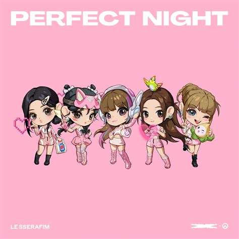 231030 LE SSERAFIM - Perfect Night (Remix) (Digital Single Cover) : r