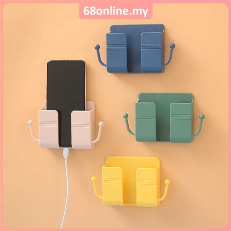 johor seller wall charger storage box phone holder remote control