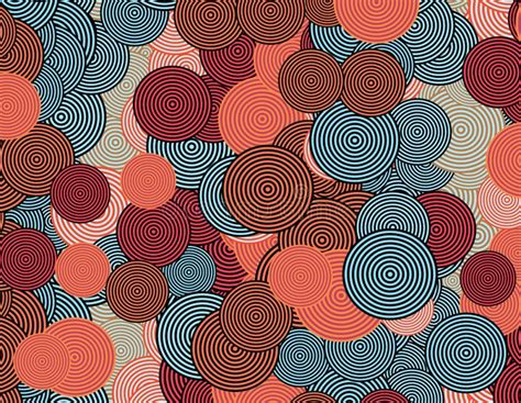 circles single pattern stock vector illustration  geometric