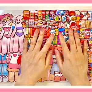 Charibo Art "2024 New Paper Doll Playing Set"digital Coloring Book ...