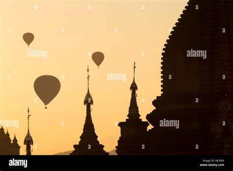 Bagan balloons hi-res stock photography and images - Alamy
