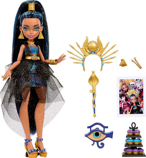 Monster High Monster Ball Doll, Cleo De Nile in Party Dress with Themed