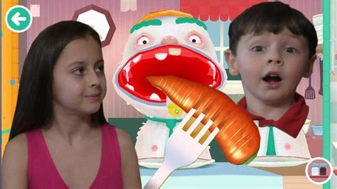 ИГРА ПРО ГОТОВКУ ЕДЫ #ГОТОВИМ СМЕШНУЮ ЕДУ #Веселая Мульт Игра #TOCA ...