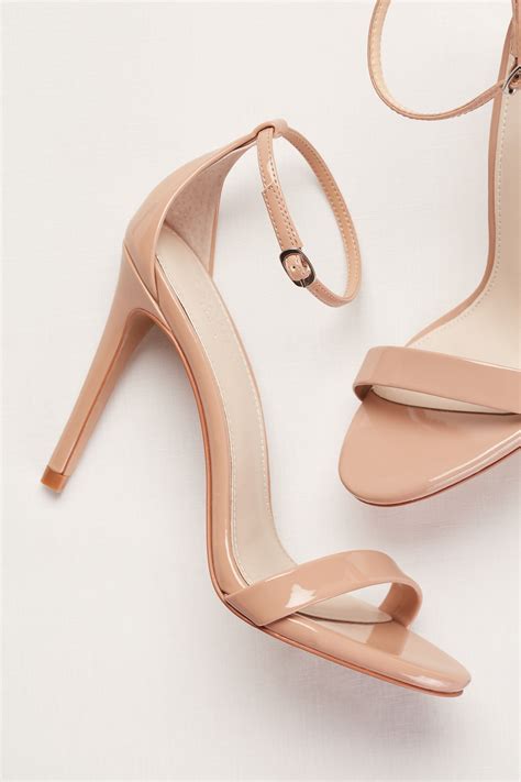 The perfect patent nude heel | Heels, Patent high heels, High heel sandals