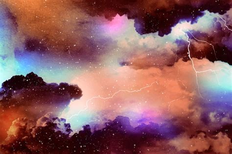 Free Vector | Space galaxy background