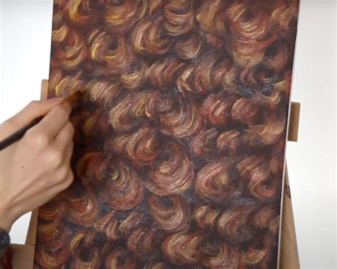 how to paint curly hair