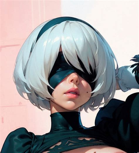 nude anime girl poster sexy woman  yorha nier japanese hot girl
