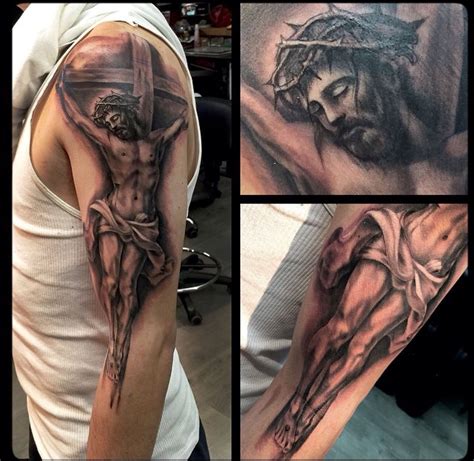 Arm Tattoo Jesus On Cross - Viraltattoo