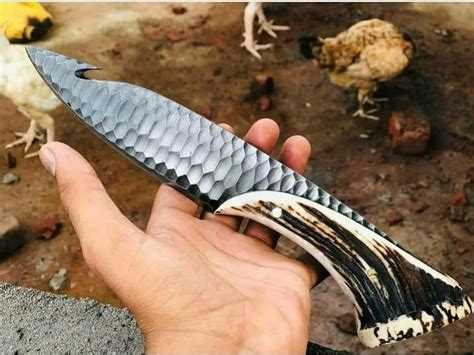 Handmade 1095 steel hunting knife - SN Blades