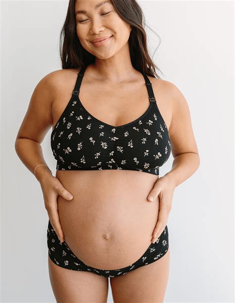 Comfort Zone Nursing Bra Wireless For Pregnancy & Breastfeeding