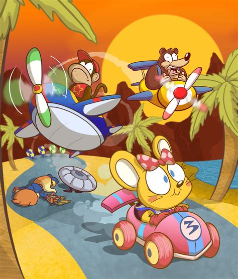 Diddy Kong Racing by The-Driz on @DeviantArt | Diddy kong racing, Diddy